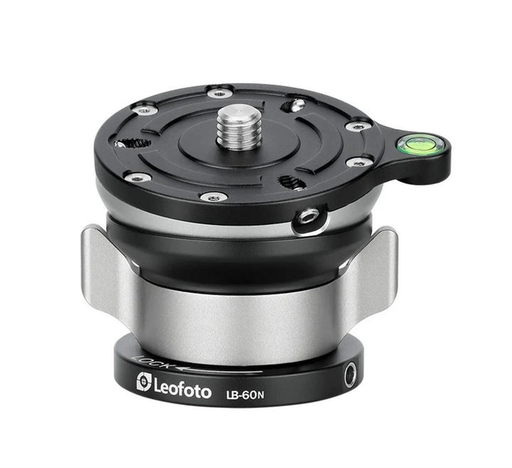 Leofoto LB-60N Half-Ball Levelling Base, 60mm, 3/8" Stud