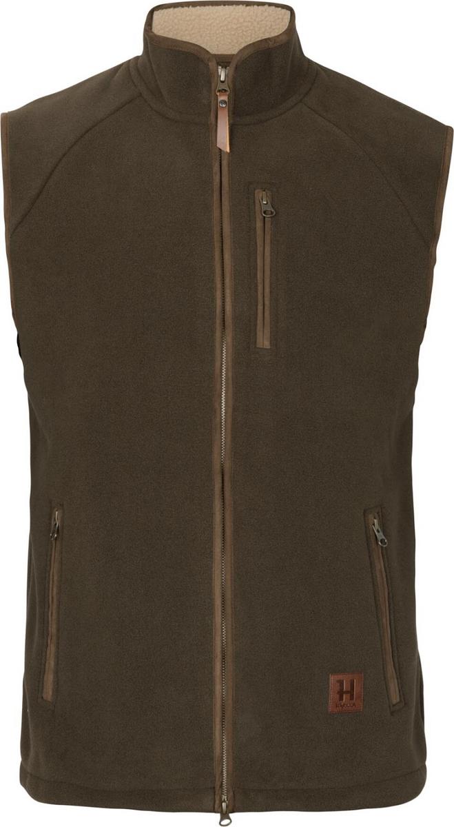Harkila Sandhem sherpa fleece waistcoat Willow