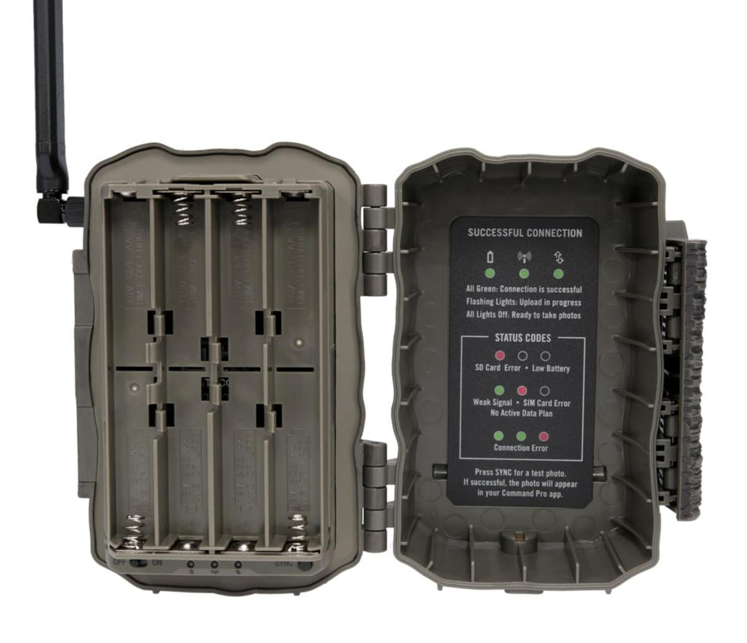 Stealth Cam Stealth Cam Fusion Max 2.0 Global Cellular Trail Camera – 40MP, 1440p Video, AI Command Pro App