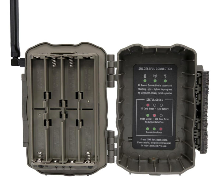 Stealth Cam Stealth Cam Fusion Max 2.0 Global Cellular Trail Camera – 40MP, 1440p Video, AI Command Pro App