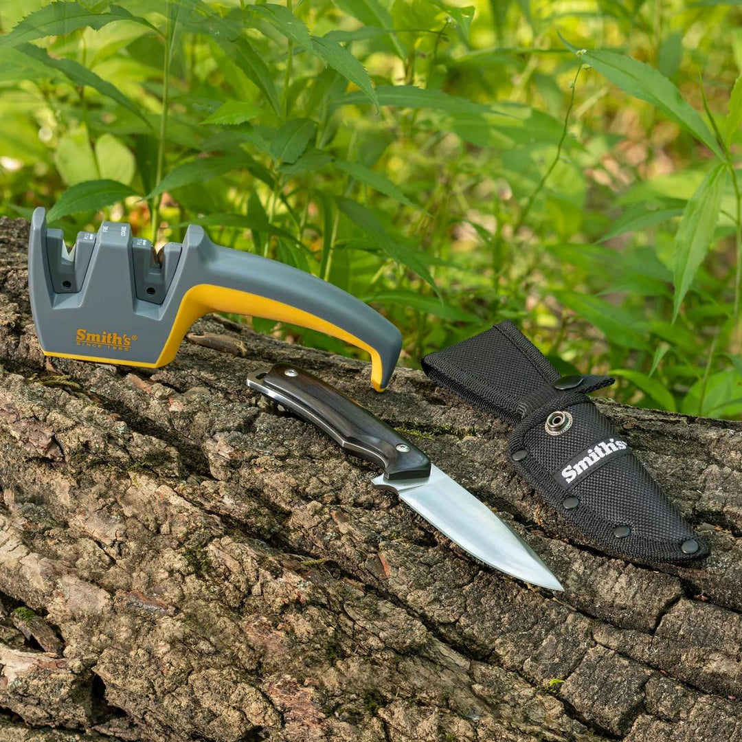 Smiths Smith's EdgeSport Fixed Blade Combo w/Knife & Edge Pro Sharpener