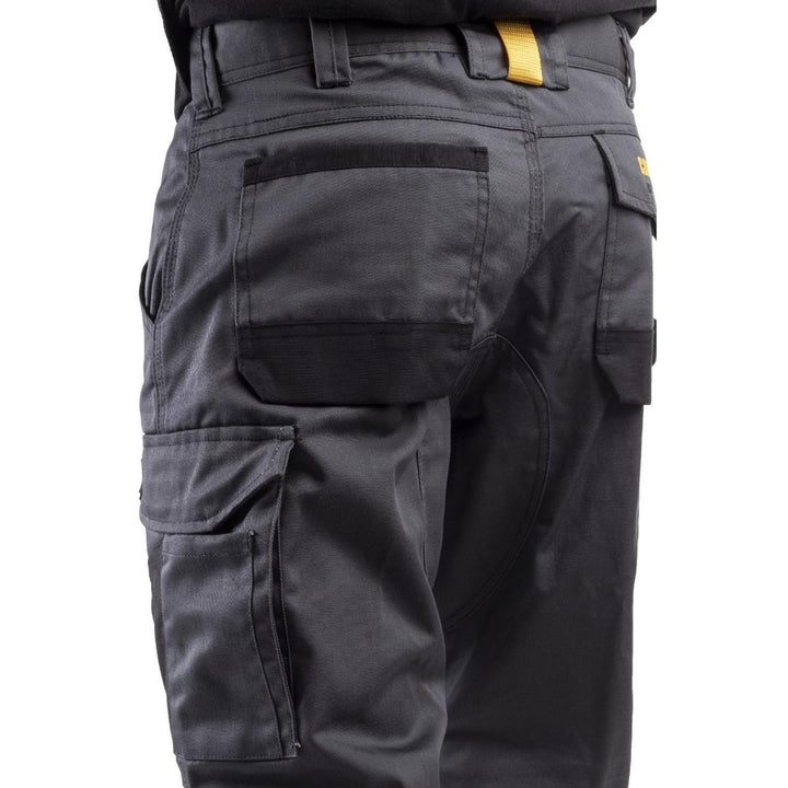 Caterpillar Essentials Knee Pocket Work Trouser Dark Shadow, 32" Leg