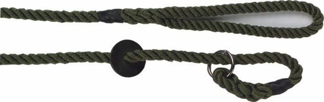 Bisley Deluxe Dog Lead Green gundog lead
