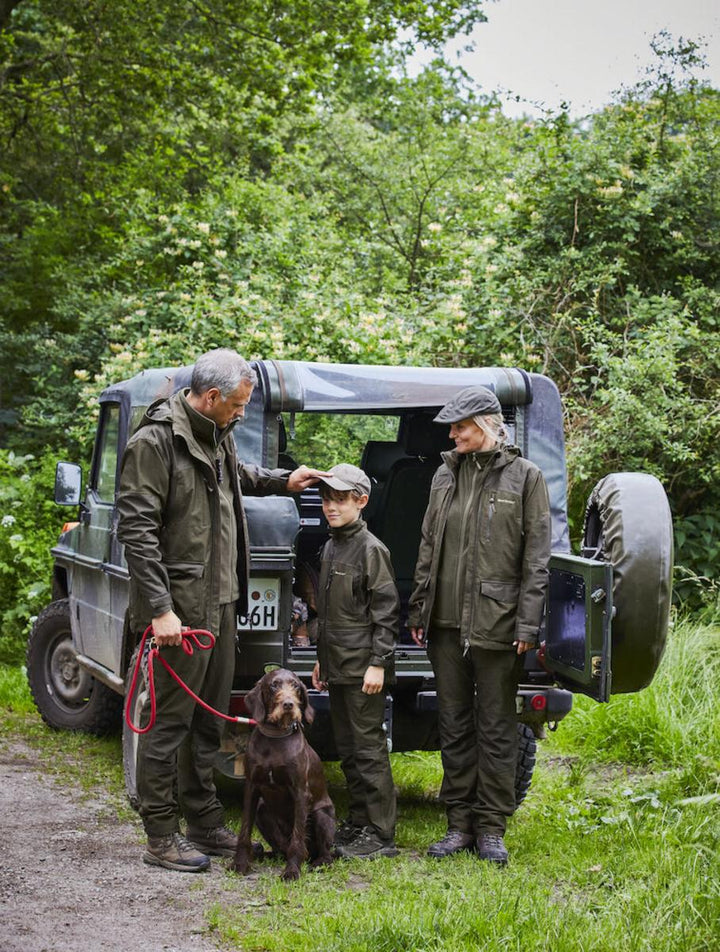 Deerhunter Youth Chasse Trousers Olive Night melange