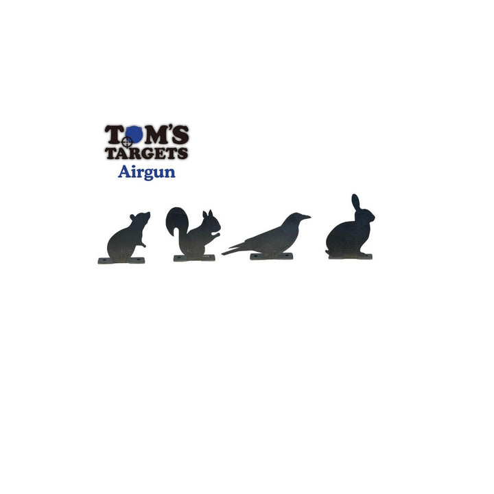 Tom's Targets 4 x Knockdown Silhouette