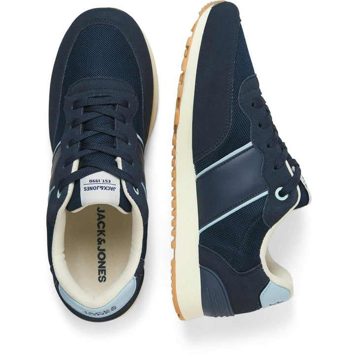 Jack & Jones Spirit Runner Trainer Navy Blazer/Glacier Ice