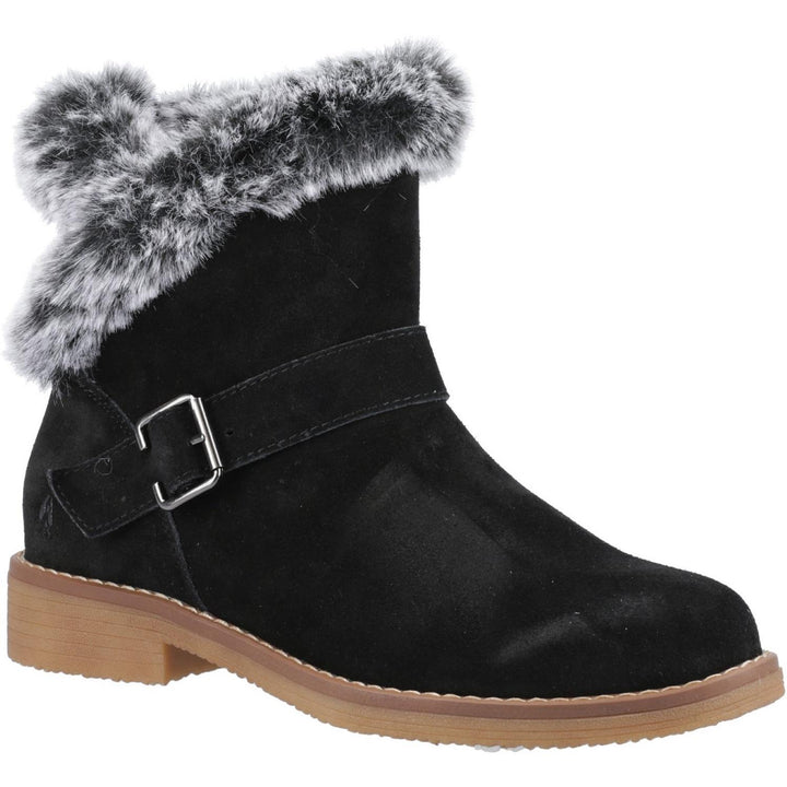 Hannah Wide Fit Boot BLACK