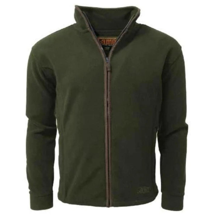 Game Technical Apparel Mens Game Stanton Fleece Jacket - Forest Green