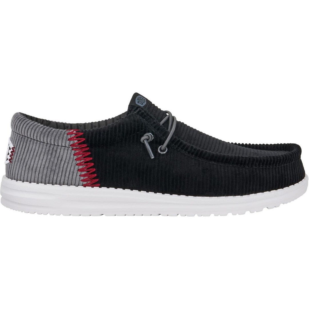 HEYDUDE Wally Funk Corduroy Shoes Black