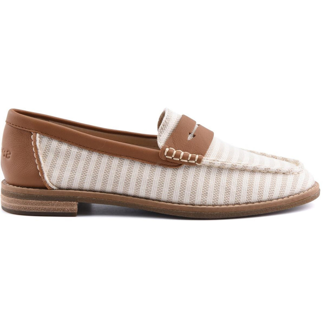 Sperry Port Driving Moccasin White/Tan