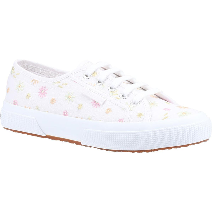 Superga 2750 Flowers Embroidery Shoe White/Multicolour Flowe