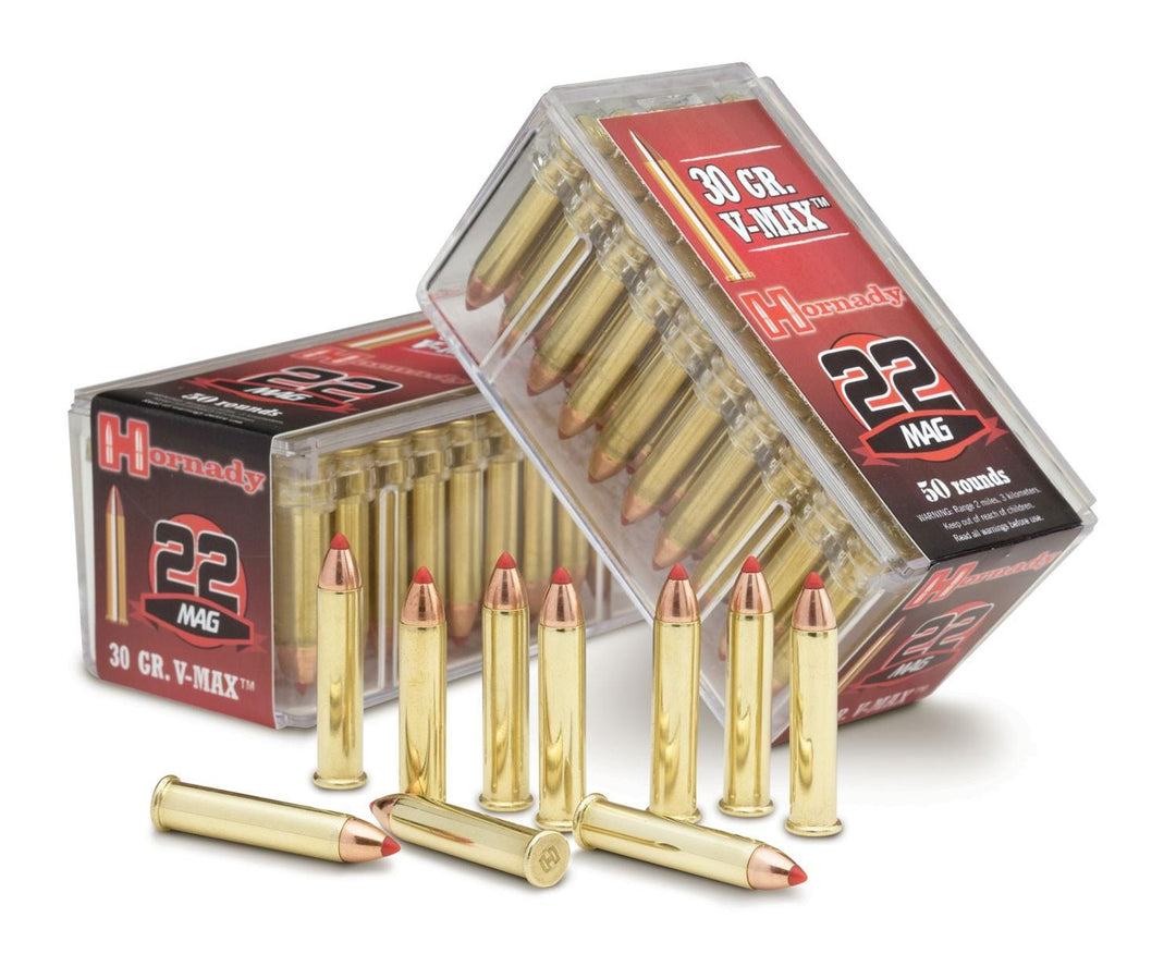 Hornady .22 WMR 30gr V-MAX Ammunition