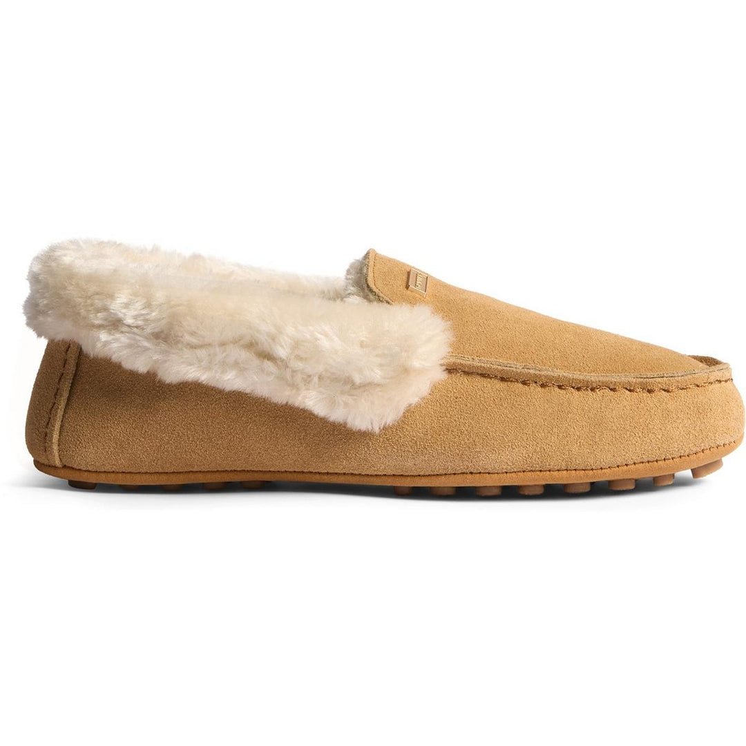Hunter Womens Moccasin Slipper Sherpa Biscuit – view 5