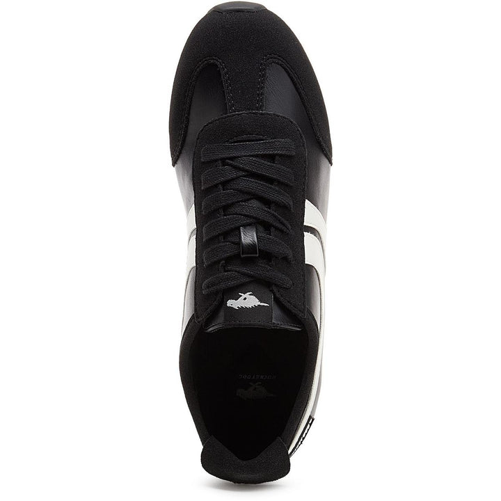 Rocket Dog Destin PU Combo Trainers Black/White – view 4