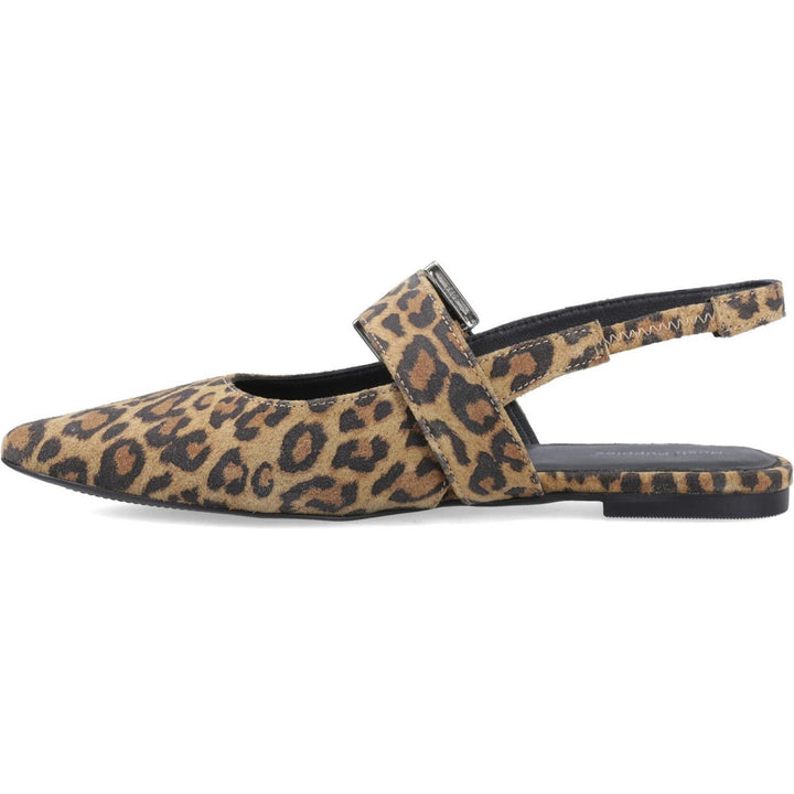 Diya Suede Mary Jane Leopard