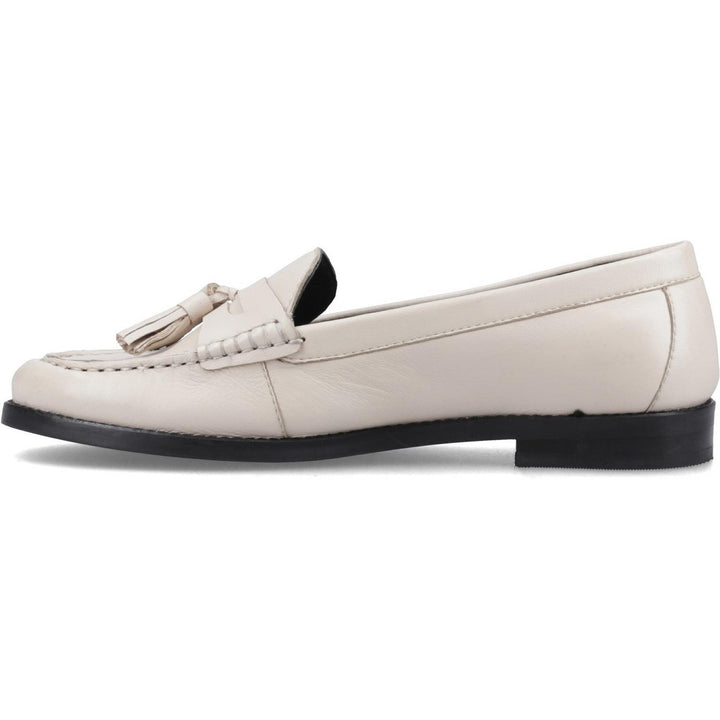 Connie Tassel Loafer Cream