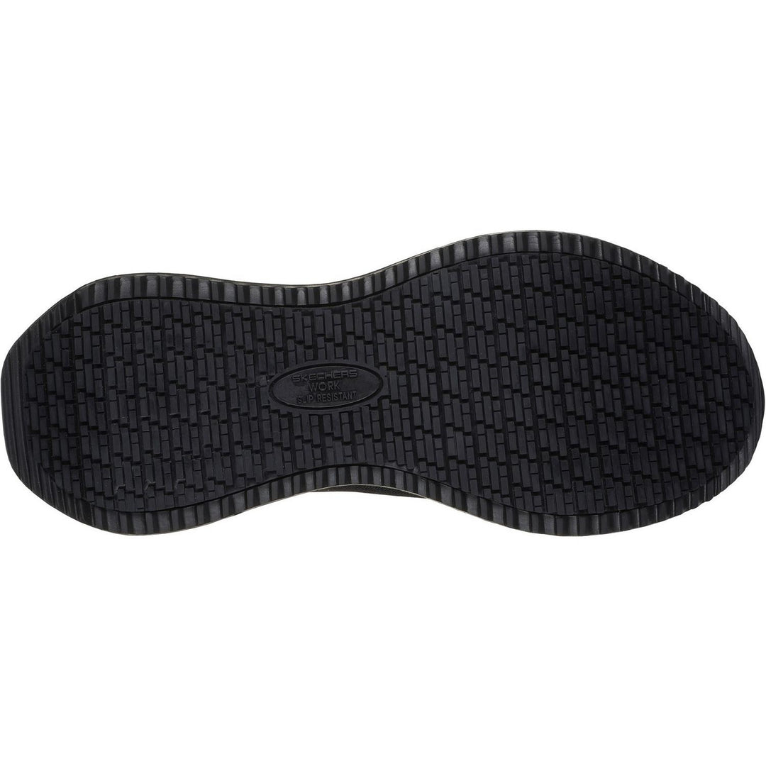 Skechers Workwear Tilido Ombray Safety Trainers Black - Exclusive Heel Pillow holds your foot securely in place, Air-Cooled Memory Foam cushioned comfort insole