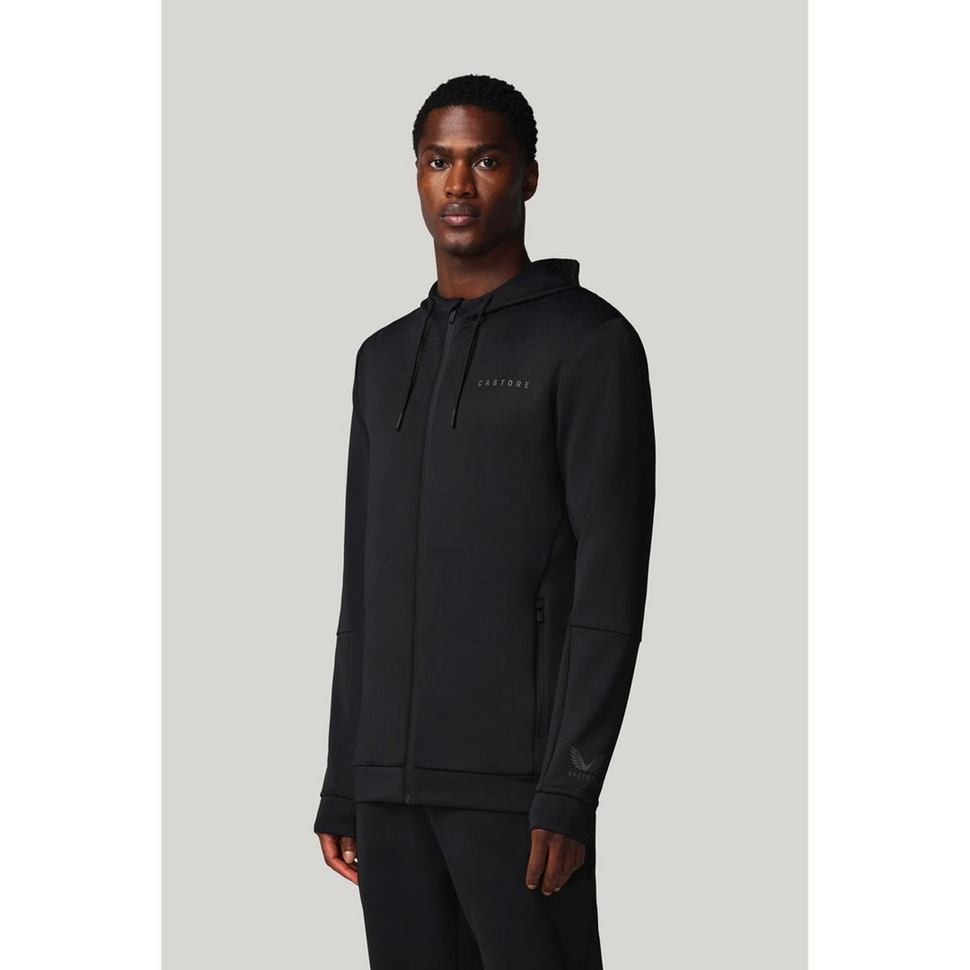 Castore FLEX FULL ZIP HOODIE CASTORE BLACK/CASTORE GUNMETAL – view 3