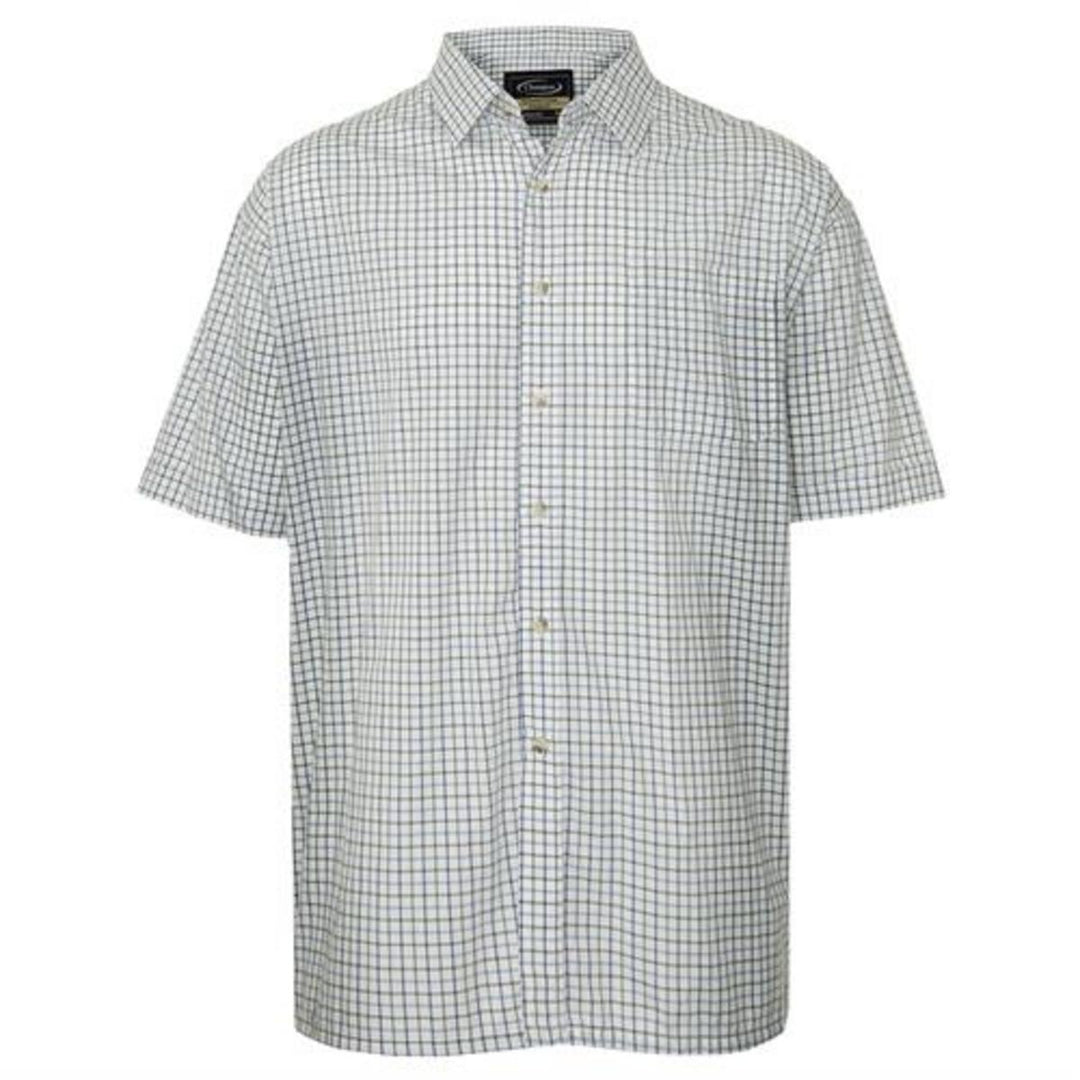 Champion Mens Champion Short Sleeve Tattersall Shirt