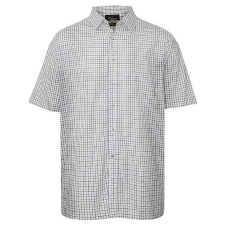 Champion Mens Champion Short Sleeve Tattersall Shirt