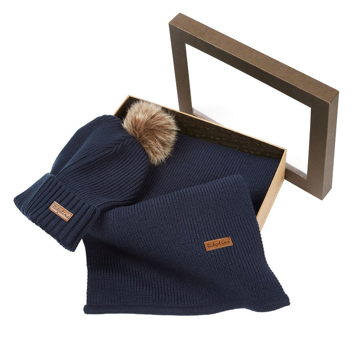 Ridgeline Baltic Bobble Hat & Scarf Set – view 7