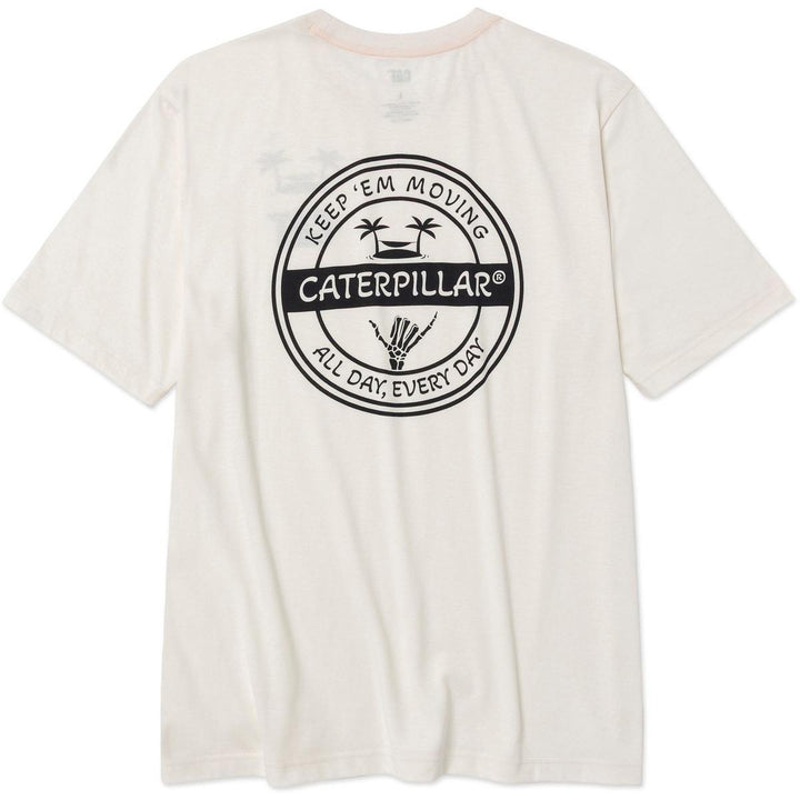 Caterpillar Graphic Tee Vanilla – view 2