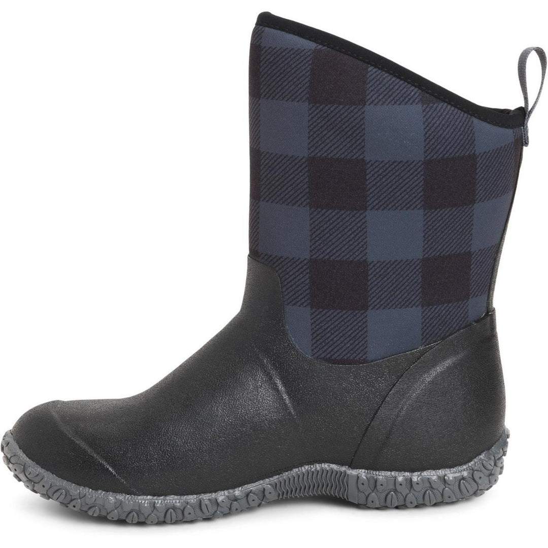 Muck Boots Muckster II Mid Wellington Black/Grey Plaid