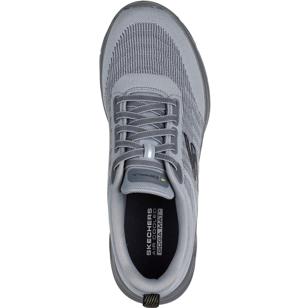 Skechers GO Walk 8 Day Trainer Grey/Yellow – view 3