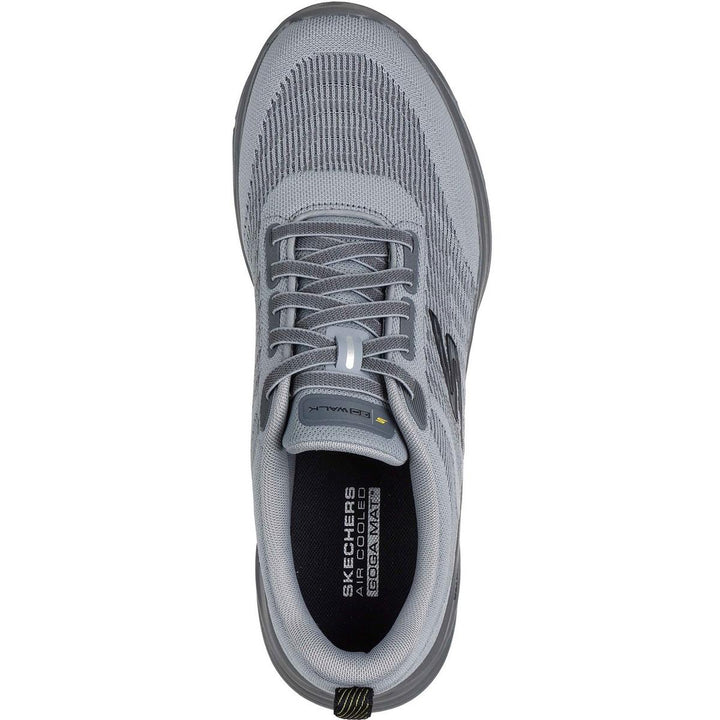 Skechers GO Walk 8 Day Trainer Grey/Yellow – view 3