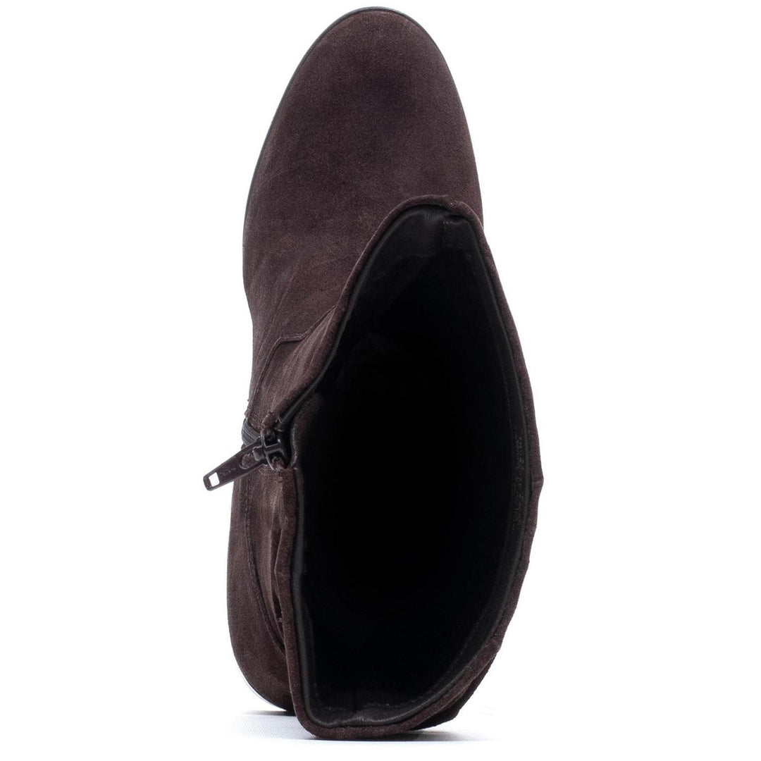 Cosima Ruched Boot Chocolate