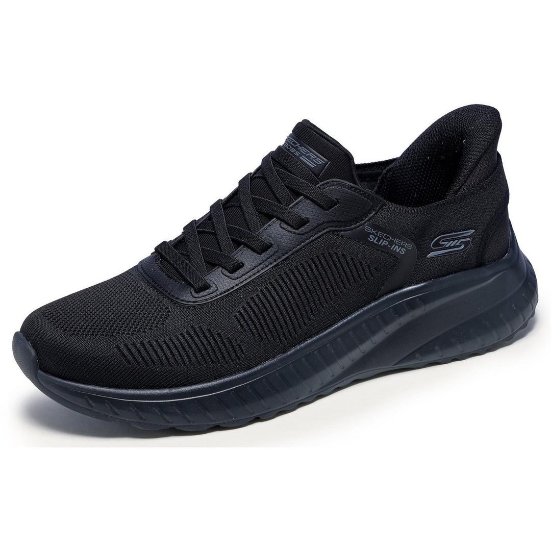 BOBS Sport Squad Chaos Solid Step Shoe Black / Black Sole