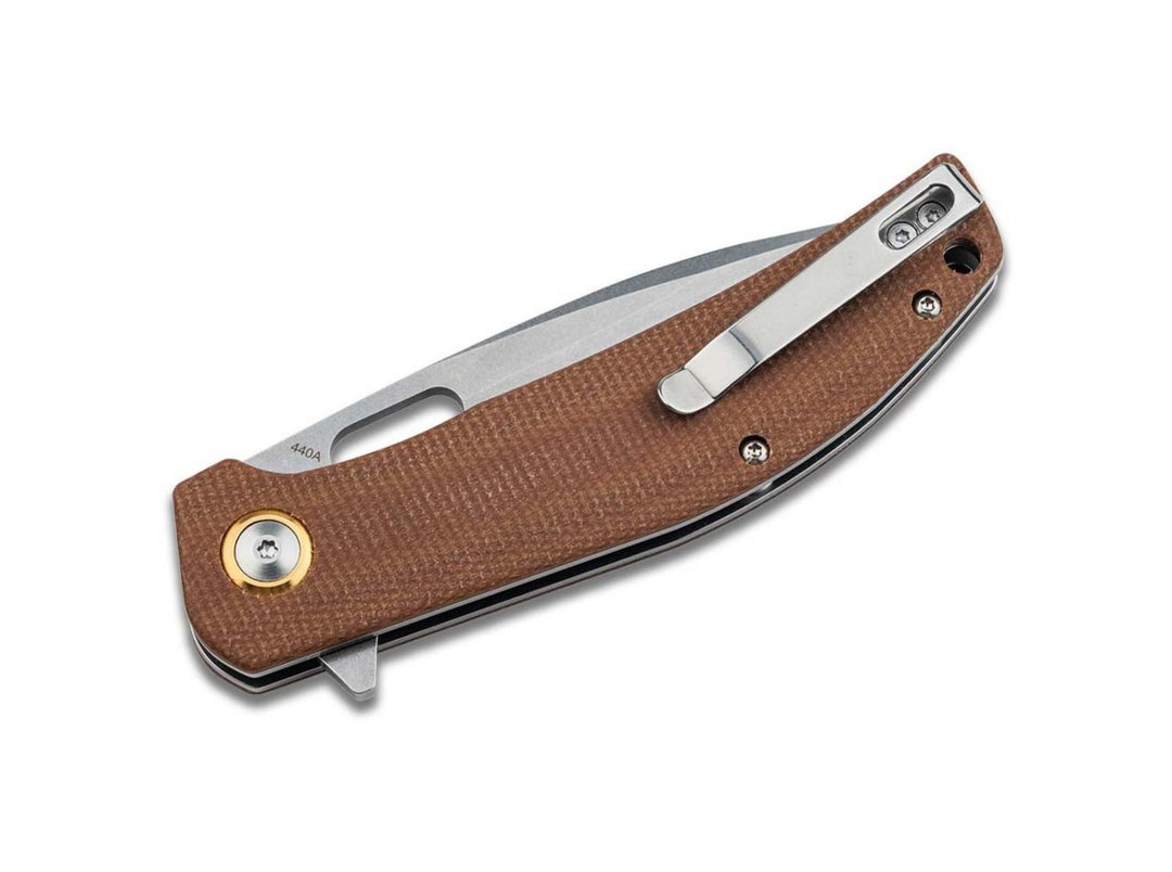 Böker Magnum Toxicofera Brown Micarta Folding Knife