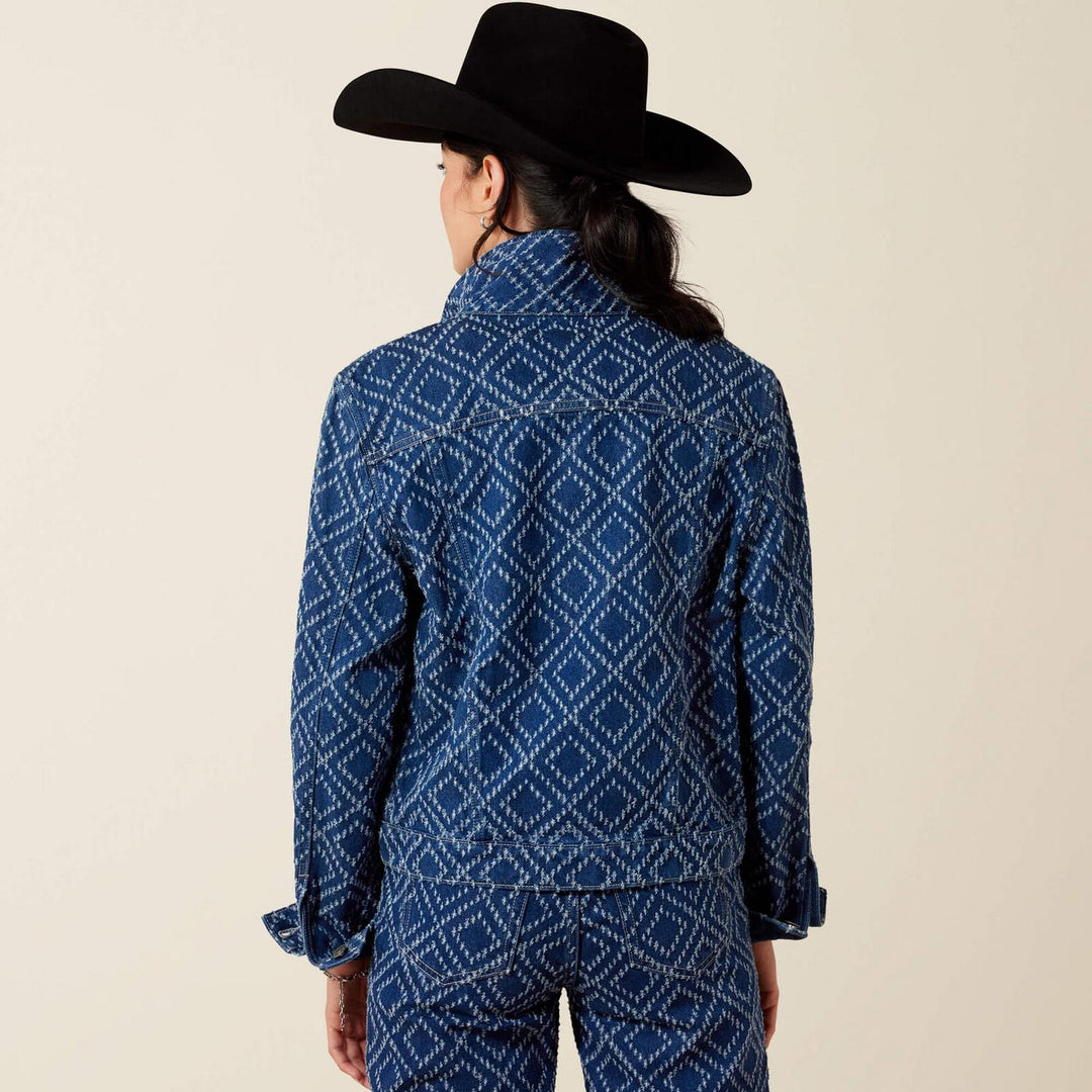 Ariat Ladies Boxy Crop Jacket Ndl Pnch – view 2