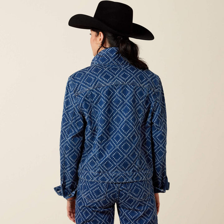 Ariat Ladies Boxy Crop Jacket Ndl Pnch – view 2