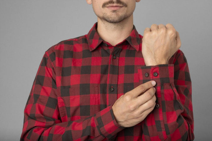 Harkila Härkila Scandinavian L/S shirt Red check