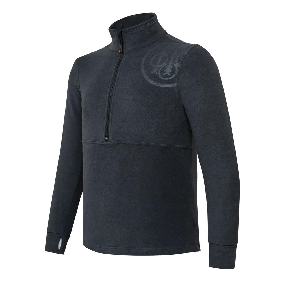 HP Logo Half Zip  Ebony
