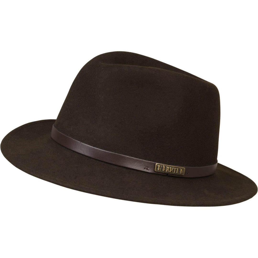 Harkila Metso Crushable Wool Felt Hat Shadow Brown – view 2