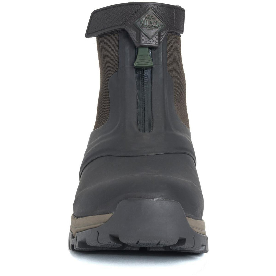 Muck Boots Apex Mid Zip Wellingtons Dark Brown - Fully lined with 5mm neoprene for flexibility, Breathable air mesh lining – view 2