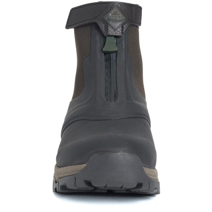 Muck Boots Apex Mid Zip Wellingtons Dark Brown - Fully lined with 5mm neoprene for flexibility, Breathable air mesh lining – view 2