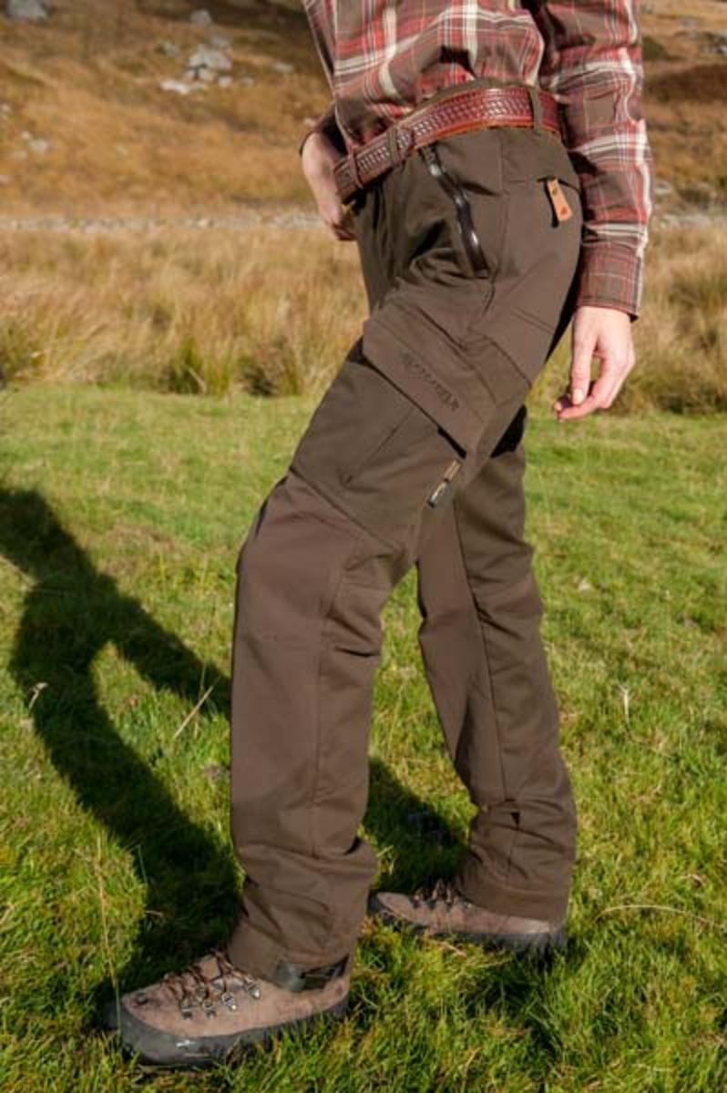 ShooterKing Highland Trousers Ladies   Dark Olive/Brown