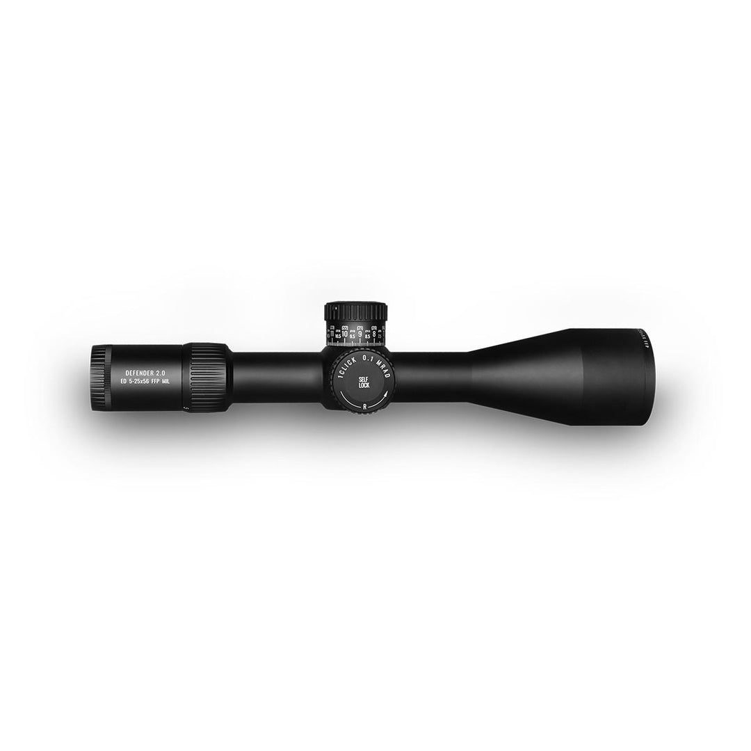 Wulf Defender 2.0 ED 5-25x56 FFP W-MIL5 0.1 MRAD Rifle Scope