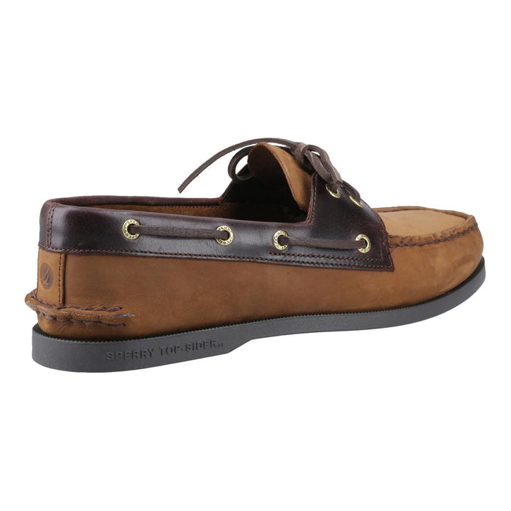 Sperry Authentic 2 Eye Boat Shoe Brown Combo