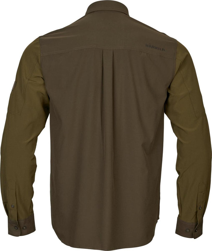 Harkila Logmar lightweight L/S shirt Dark olive/Willow