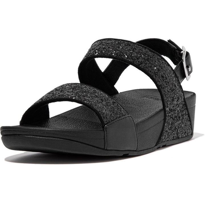 Fitflop Lulu Glitter Sandals Black Glitter