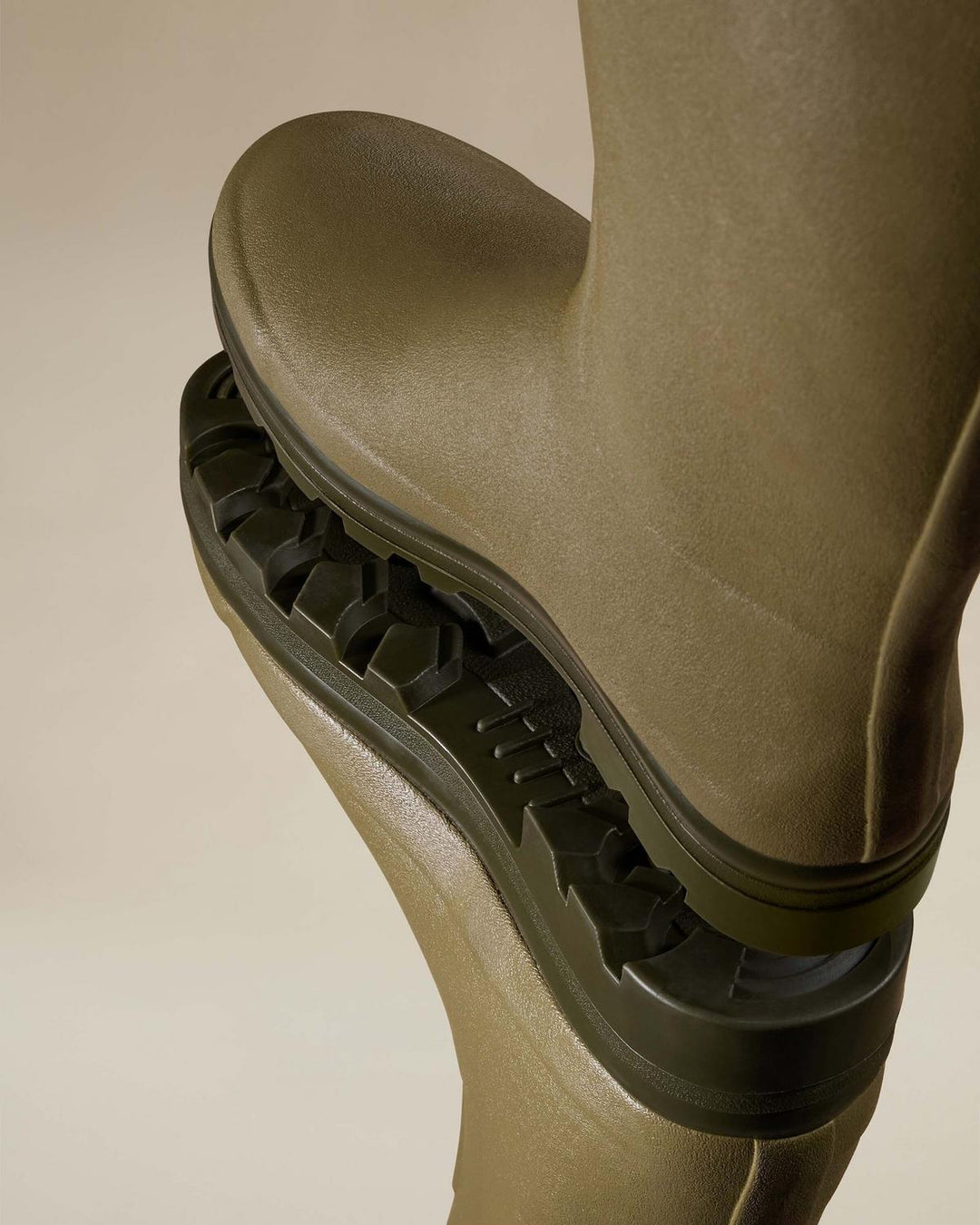Le Chameau Men's Chasseur Neoprene Lined Wellington Boot - Iconic Green/Black