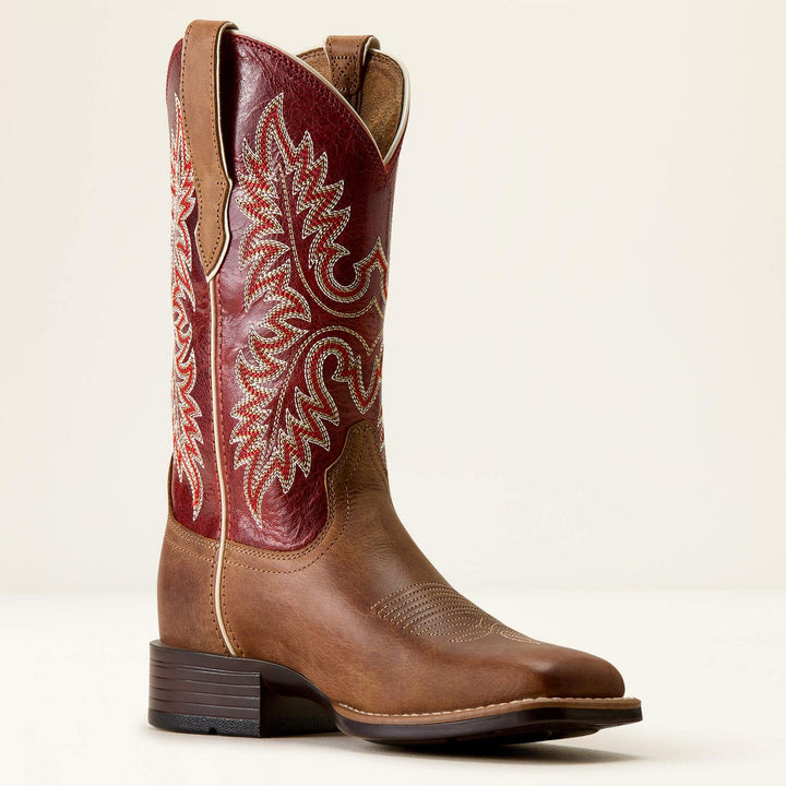 Ariat Ladies Canyon Point Western Dsrt Snd/hrt Thrb R