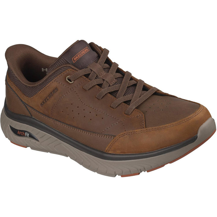 ARCH FIT CROSSER FELIX Dark Brown Leather/Mesh