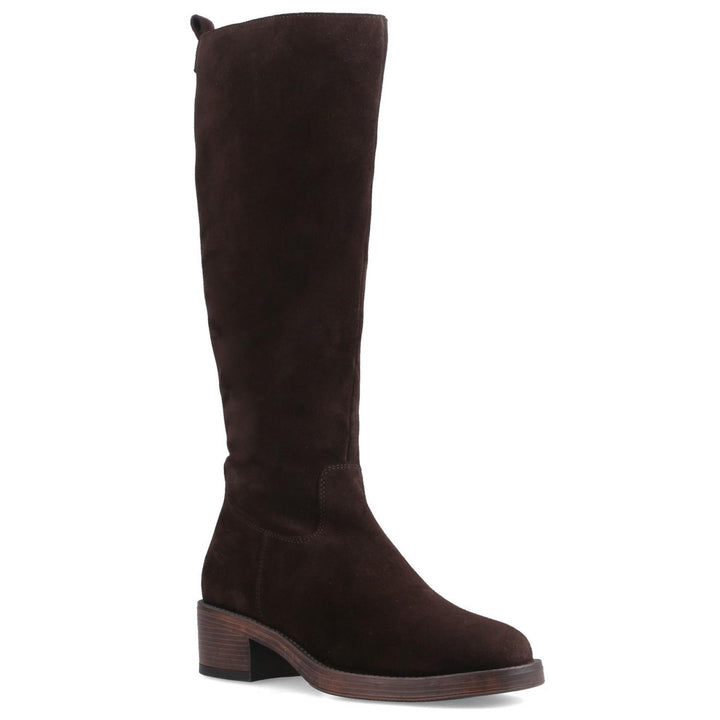 ANTONIA SUEDE LONG BOOT CHOCOLATE