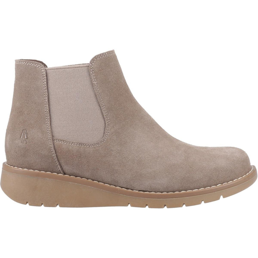 Hush Puppies Leonie Suede Boot Taupe