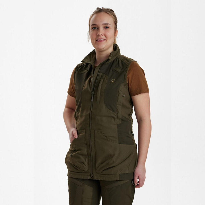 Deerhunter Lady Ann Extreme Waistcoat - Palm Green